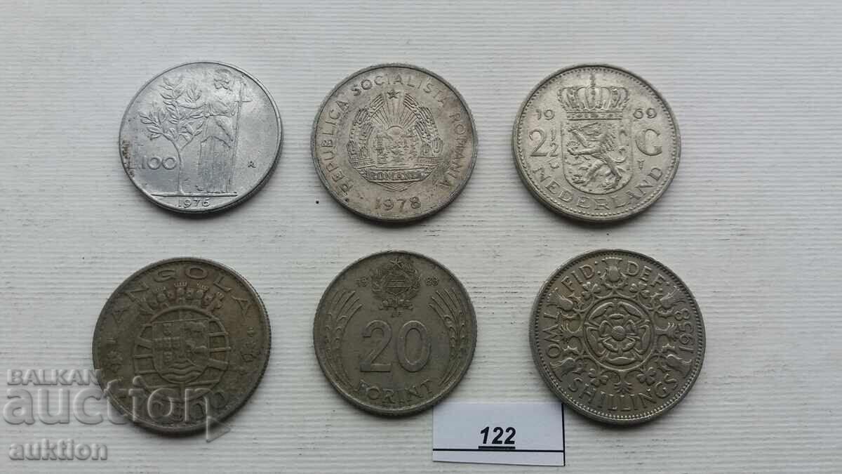 Delivery of 6 NUMBERS OF DIFFERENT COINS FROM AROUND THE WORLD Delivery of 6 NUMBERS OF DIFFERENT COINS FROM AROUND THE WORLD