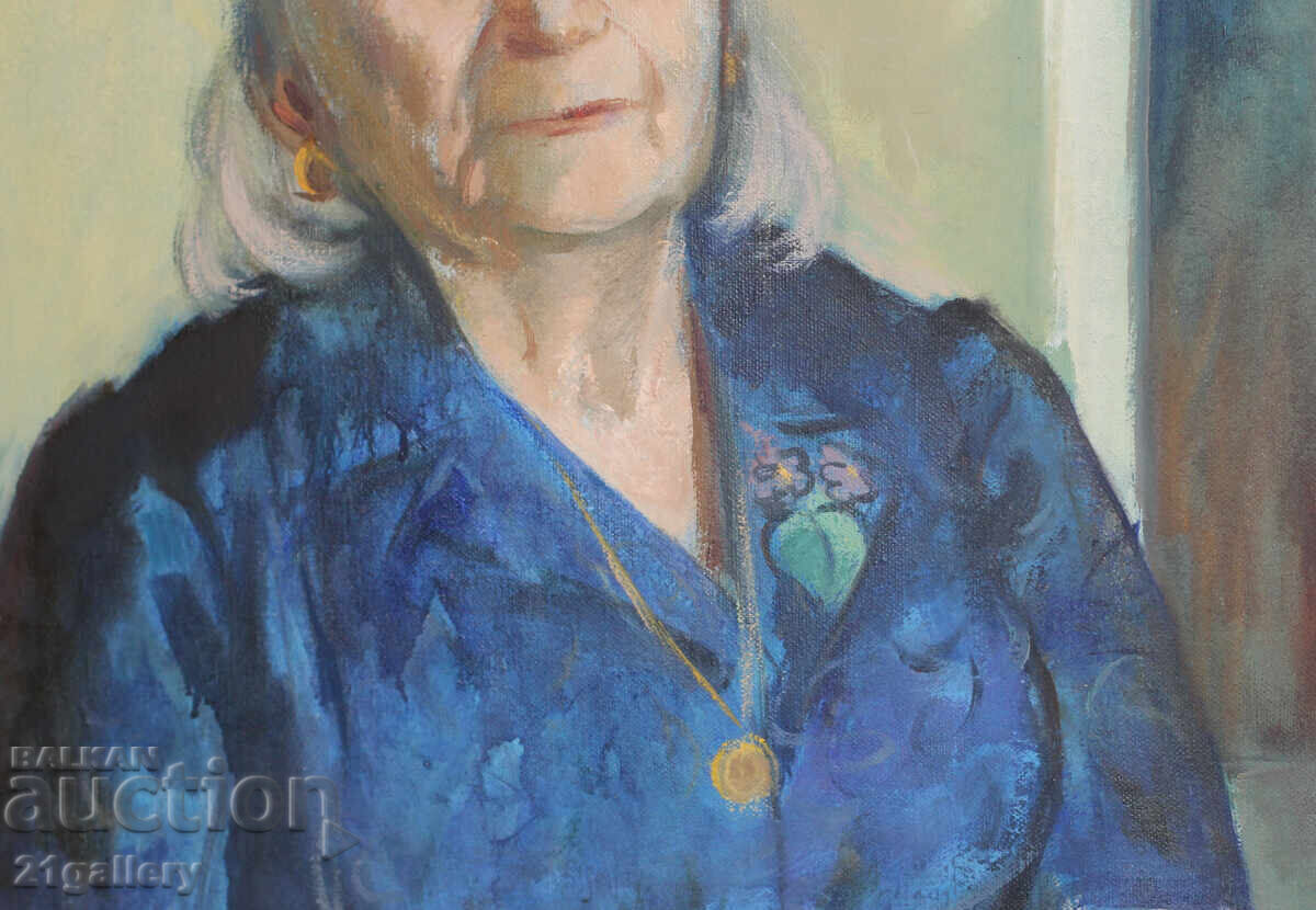 Delivery of Prof. Doncho Valchev (1932 - 2004) Female portrait oil paints Delivery of Prof. Doncho Valchev (1932 - 2004) Female portrait oil paints