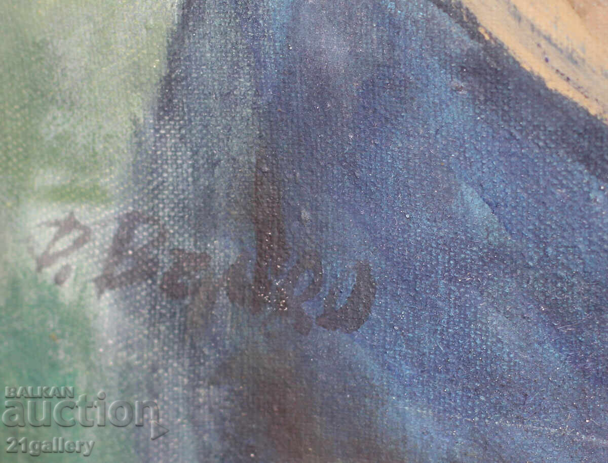 Prof. Doncho Valchev (1932 - 2004) Female portrait oil paints - 7 Prof. Doncho Valchev (1932 - 2004) Female portrait oil paints - 7