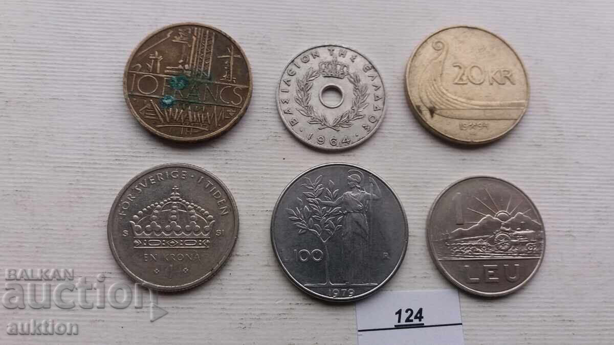 Auction 6 NUMBERS OF DIFFERENT COINS FROM AROUND THE WORLD Auction 6 NUMBERS OF DIFFERENT COINS FROM AROUND THE WORLD