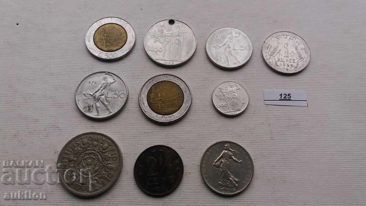 Delivery of 10 NUMBERS OF DIFFERENT COINS FROM AROUND THE WORLD Delivery of 10 NUMBERS OF DIFFERENT COINS FROM AROUND THE WORLD