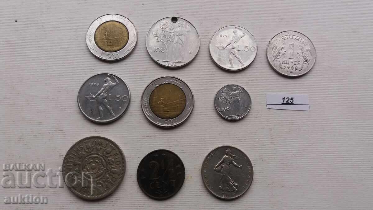 10 NUMBERS OF DIFFERENT COINS FROM AROUND THE WORLD - 5 10 NUMBERS OF DIFFERENT COINS FROM AROUND THE WORLD - 5