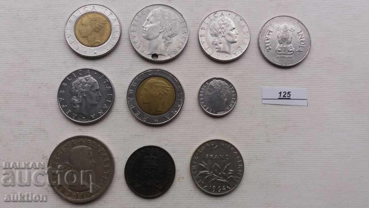 10 NUMBERS OF DIFFERENT COINS FROM AROUND THE WORLD - 6 10 NUMBERS OF DIFFERENT COINS FROM AROUND THE WORLD - 6
