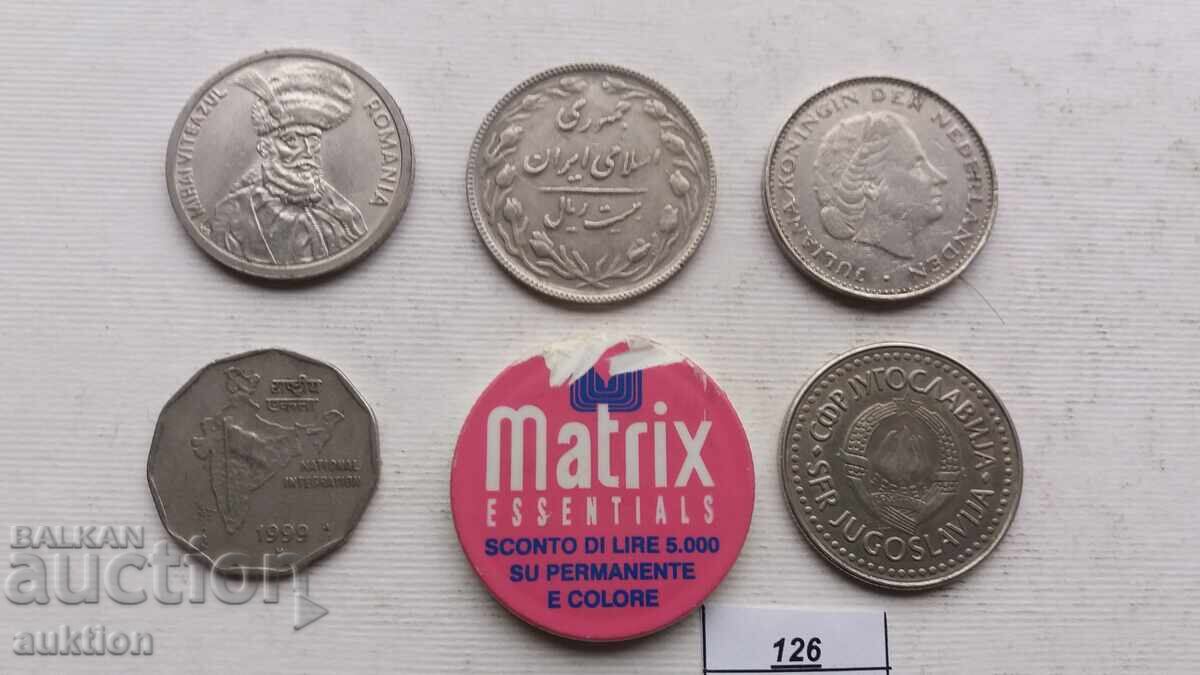 Delivery of 6 NUMBERS OF DIFFERENT COINS FROM AROUND THE WORLD Delivery of 6 NUMBERS OF DIFFERENT COINS FROM AROUND THE WORLD