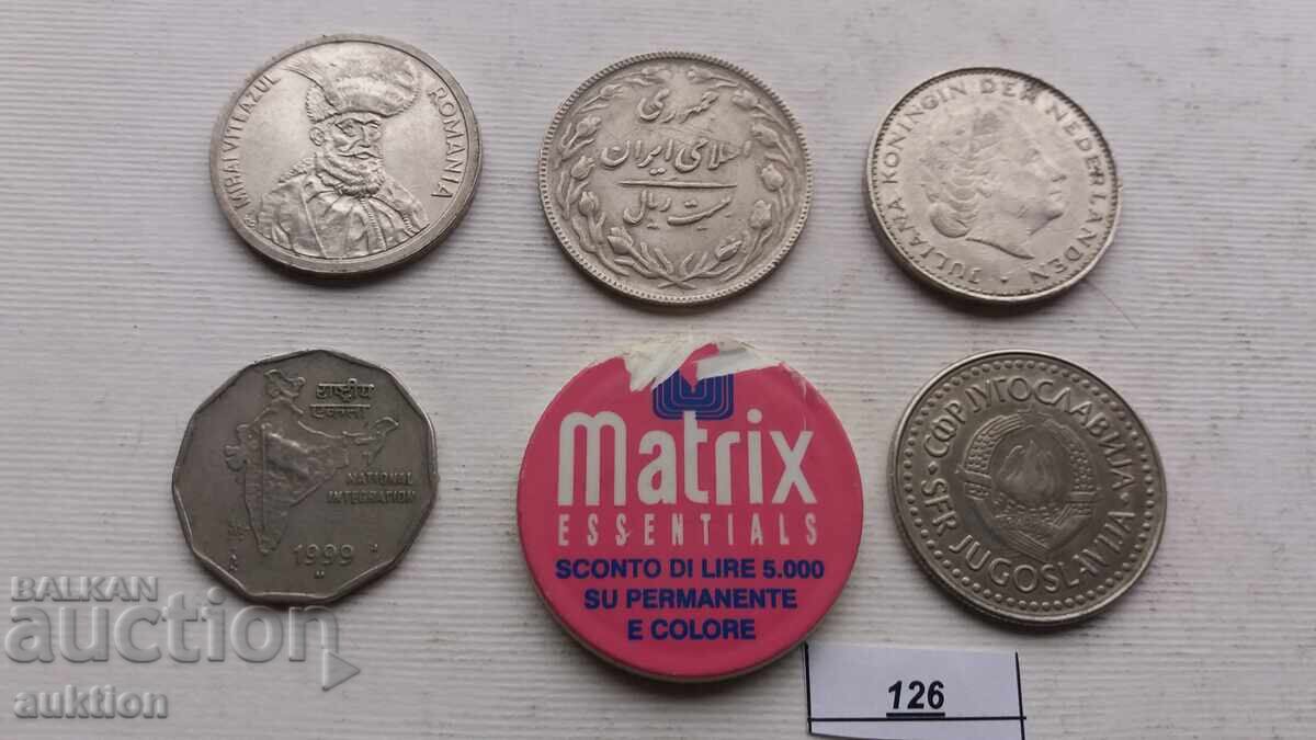 6 NUMBERS OF DIFFERENT COINS FROM AROUND THE WORLD - 6 6 NUMBERS OF DIFFERENT COINS FROM AROUND THE WORLD - 6