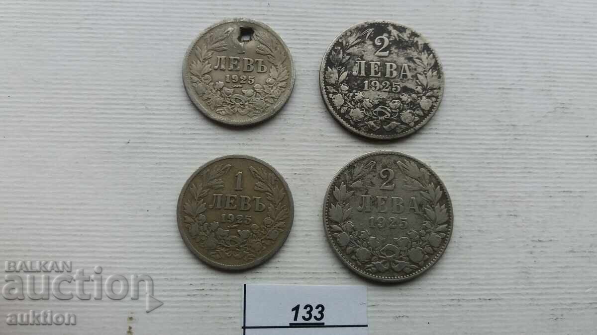 1 ΚΑΙ 2 ΛΕΒΑ 1925 ΜΕ ΚΑΙ ΧΩΡΙΣ ΓΡΑΜΜΗ