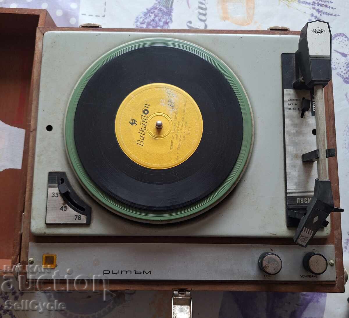 ✅RHYTHM GRAMOPHONE + ACORD SPEAKERS 1965❗ ✅RHYTHM GRAMOPHONE + ACORD SPEAKERS 1965❗