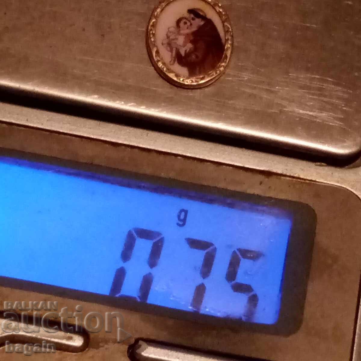 Auction Gold medallion. Enamel. Auction Gold medallion. Enamel.