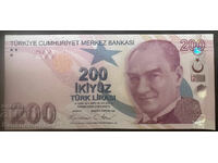 Turcia 200 Lire 2009 -25 Pick 227 Ref 0845 Unc