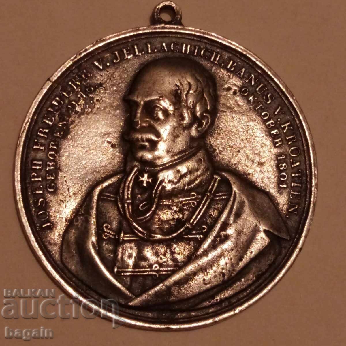 Medalie de argint. Ban Jelacic.