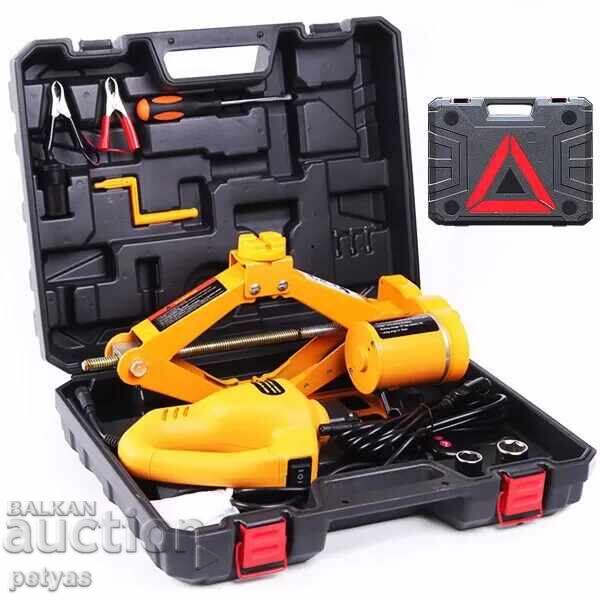 Electric car jack 3 tons with wrench – 12V - 5