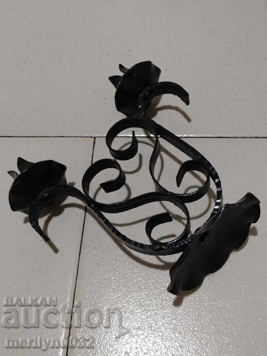 Candlestick wrought iron - 5 Candlestick wrought iron - 5