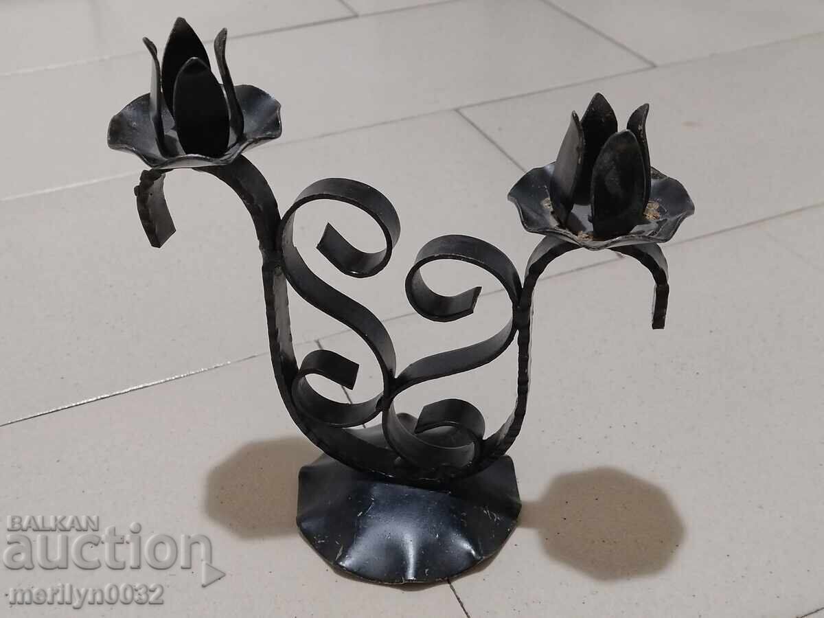 Candlestick wrought iron Candlestick wrought iron