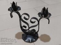 Sfeșnic din fier forjat