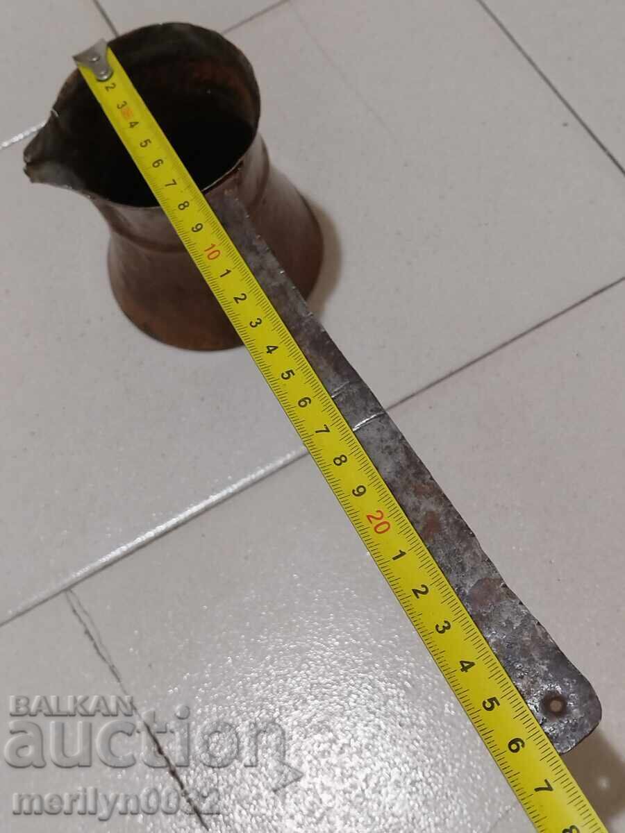 Delivery of Old tinned copper cezve, coffee pot, copper, copper vessel Delivery of Old tinned copper cezve, coffee pot, copper, copper vessel