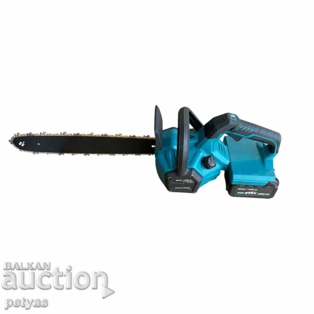 Auction Cordless chainsaw KRAFT ROYAL 36V. 40cm bar + 2 chains + Auction Cordless chainsaw KRAFT ROYAL 36V. 40cm bar + 2 chains +