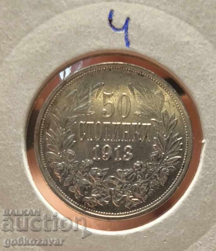 Bulgaria 50 cent 1913 Silver! Bulgaria 50 cent 1913 Silver!