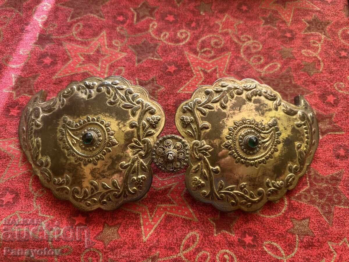 PAFTE SILVER GOLD PLATED MERCURY MACEDONIA THRACE BITOLA RARE PAFTE SILVER GOLD PLATED MERCURY MACEDONIA THRACE BITOLA RARE