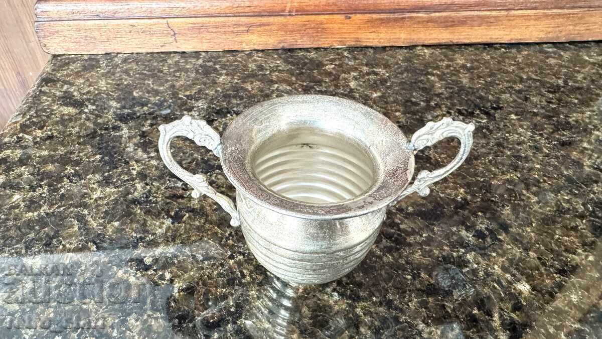 Silver container, 925, 59 grams. with price 125.00 BGN | € 63.91 Silver container, 925, 59 grams. with price 125.00 BGN | € 63.91