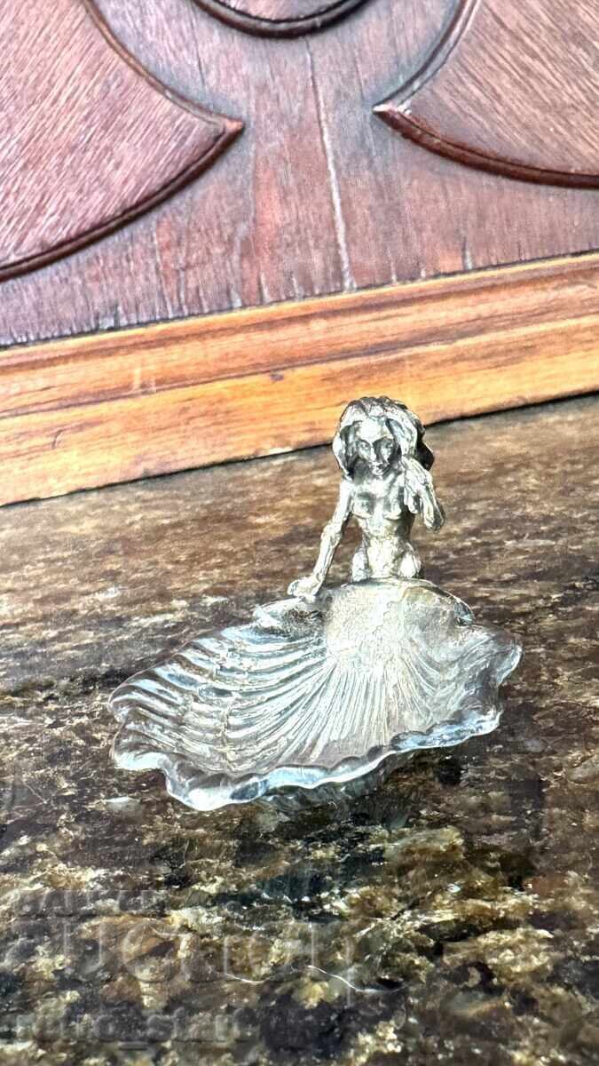 Δημοπρασία Ασημένιο ειδώλιο γοργόνας, 800 λεπτότητα, βάρος 40 γραμμάρια