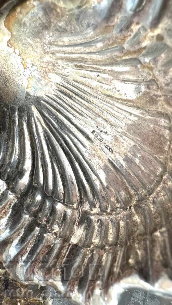 Ασημένιο ειδώλιο γοργόνας, 800 λεπτότητα, βάρος 40 γραμμάρια - 7