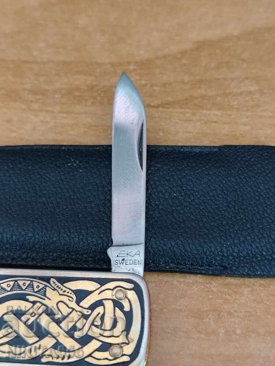 Small collector's folding knife, pocketknife, EKA-Sweden - 7