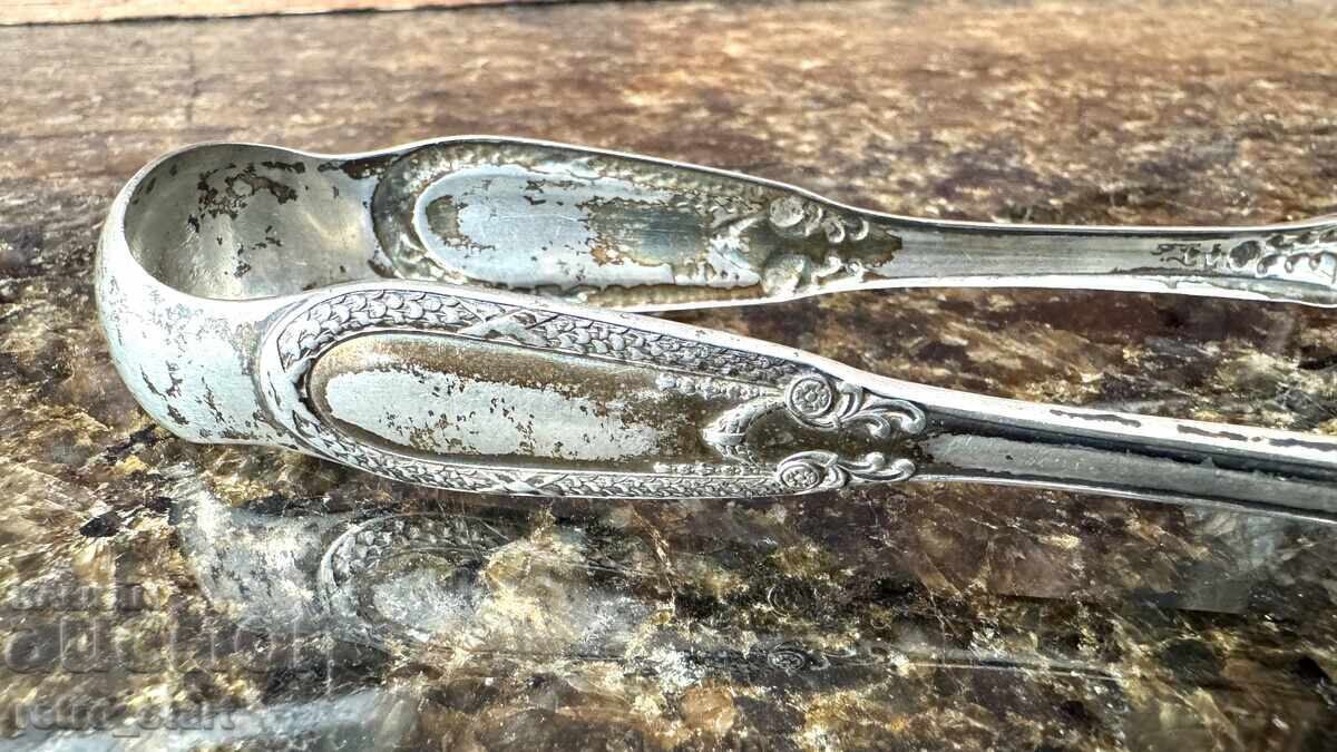 Silver ice tongs, for sugar. Weight 30 grams with price 60.00 BGN | € 30.68
