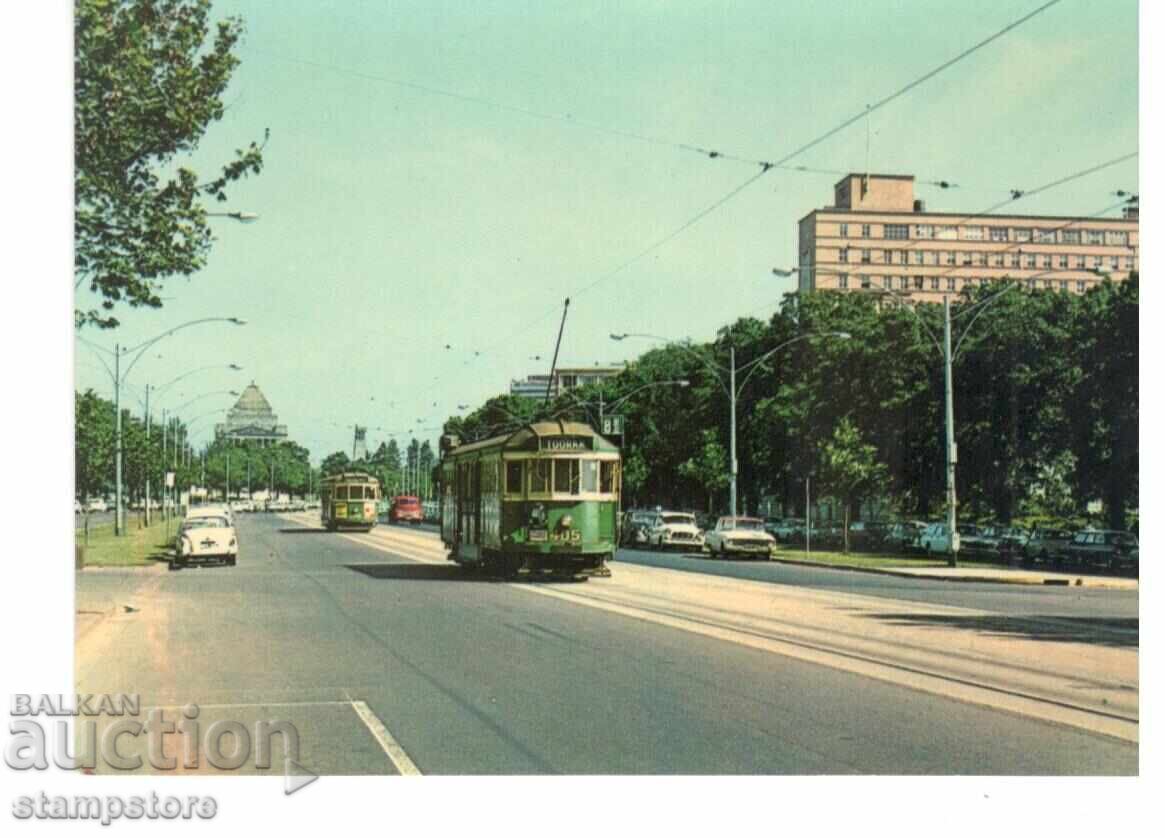 Melbourne City Hall - Tram Melbourne City Hall - Tram