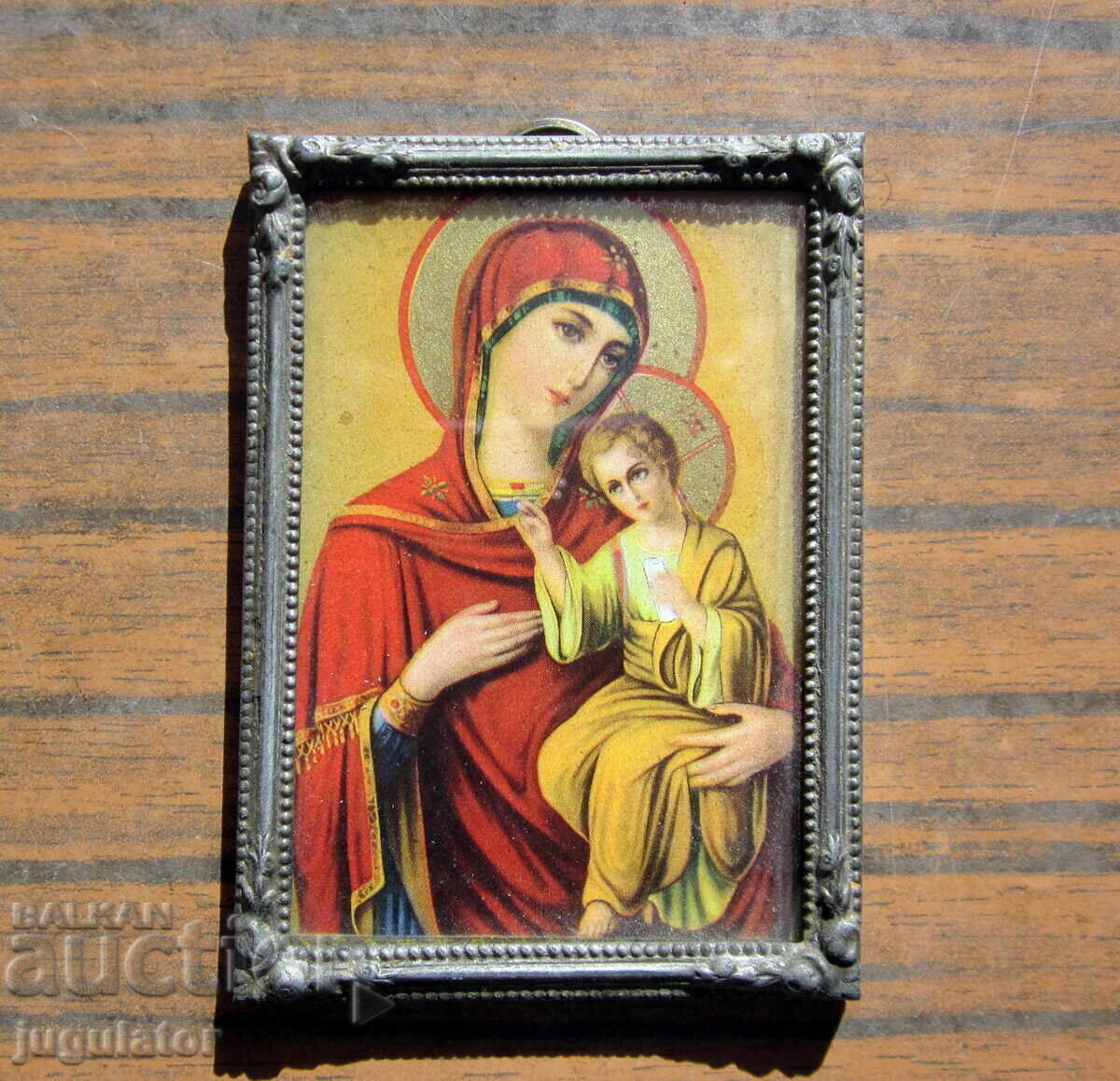 Kingdom of Bulgaria small home icon Virgin Mary with the child Kingdom of Bulgaria small home icon Virgin Mary with the child