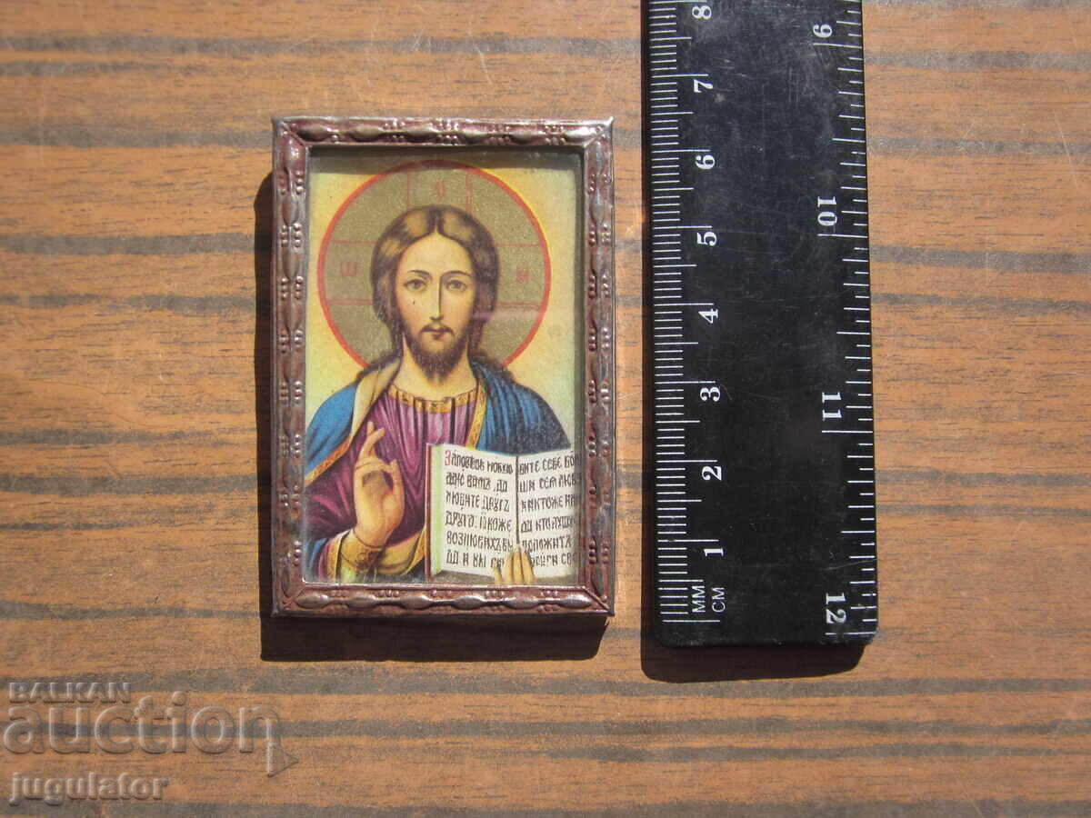 Kingdom of Bulgaria antique small home icon Jesus Christ - 5 Kingdom of Bulgaria antique small home icon Jesus Christ - 5