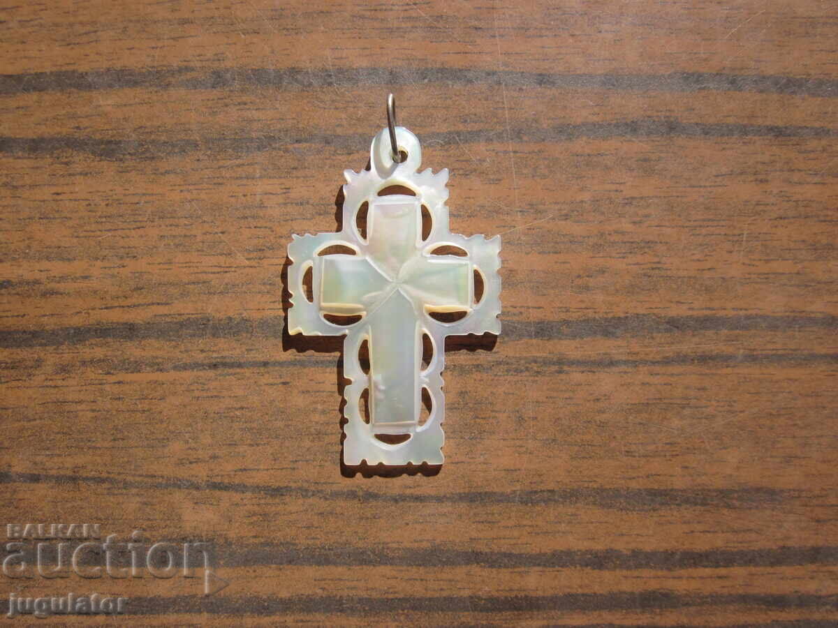 antique mother-of-pearl cross mother-of-pearl cross pendant from Jerusalem with price 35.00 BGN | € 17.90 antique mother-of-pearl cross mother-of-pearl cross pendant from Jerusalem with price 35.00 BGN | € 17.90
