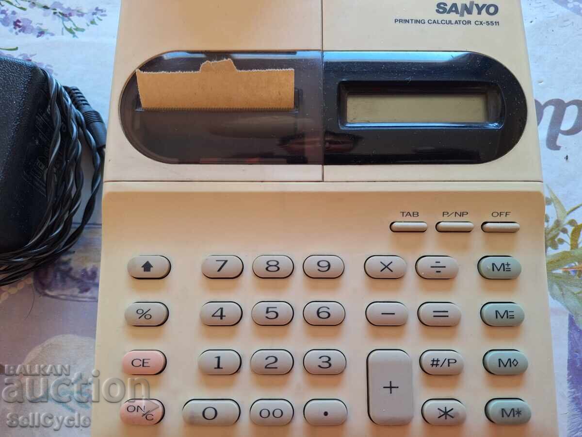 ✅ΥΠΟΛΟΓΙΣΤΗ ΜΕ ΕΚΤΥΠΩΤΗ SANYO CX-551❗ με τιμή 15.00 BGN | € 7.67 ✅ΥΠΟΛΟΓΙΣΤΗ ΜΕ ΕΚΤΥΠΩΤΗ SANYO CX-551❗ με τιμή 15.00 BGN | € 7.67