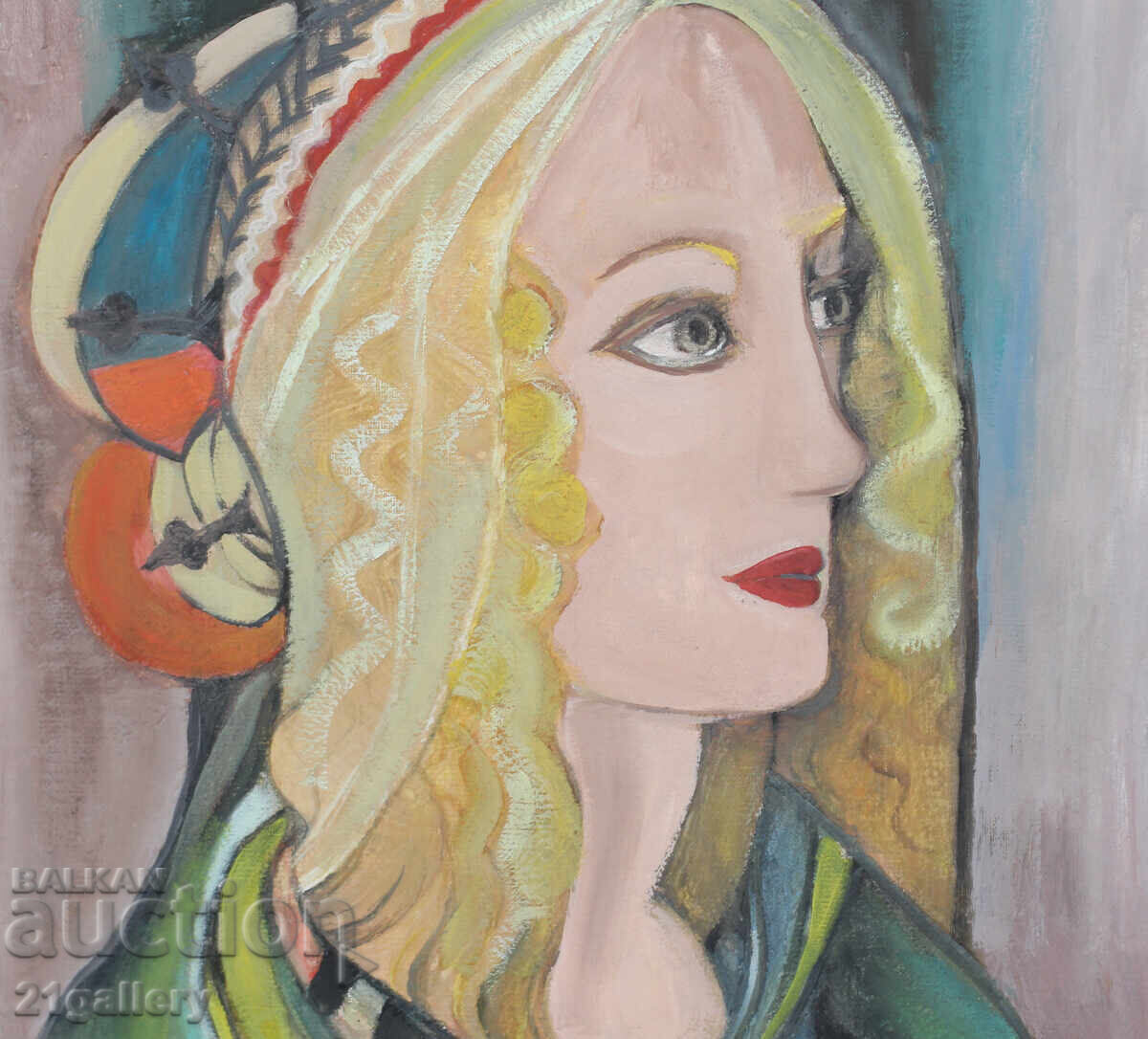 Delivery of Oil painting female portrait Delivery of Oil painting female portrait