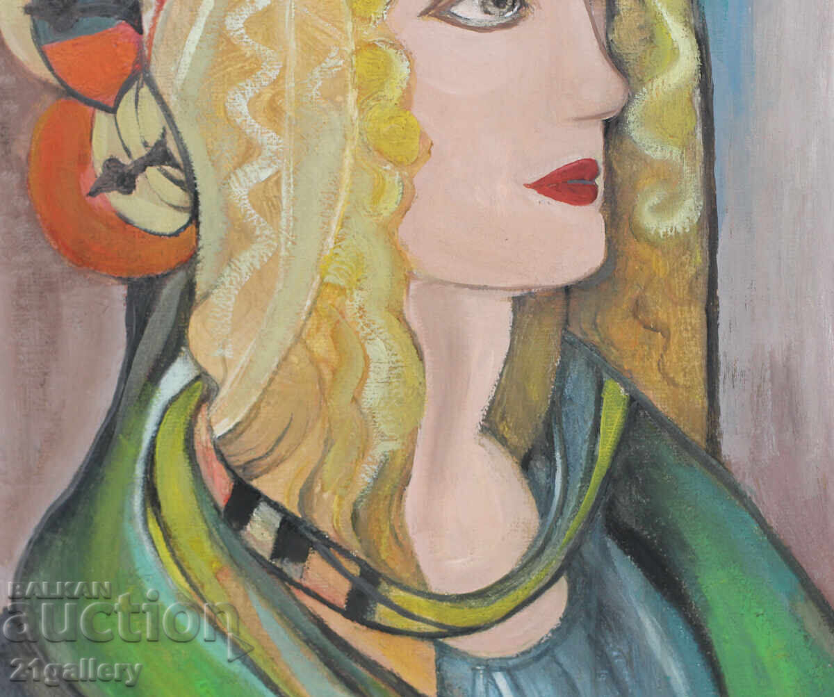Oil painting female portrait - 5 Oil painting female portrait - 5