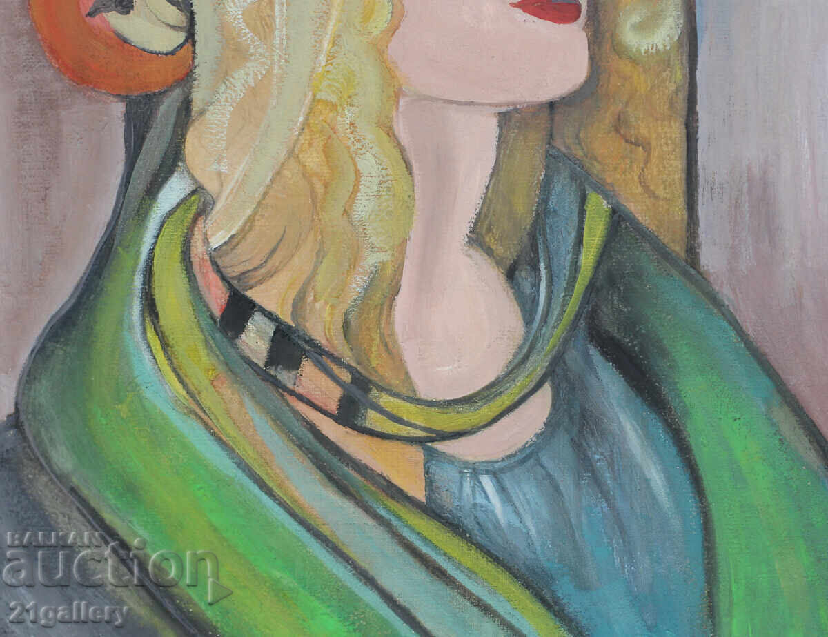 Oil painting female portrait - 6 Oil painting female portrait - 6