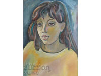 Oil painting female portrait