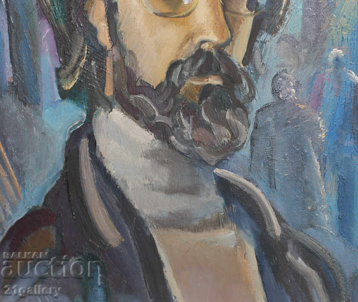 Oil painting male portrait with price 450.00 BGN | € 230.08 Oil painting male portrait with price 450.00 BGN | € 230.08