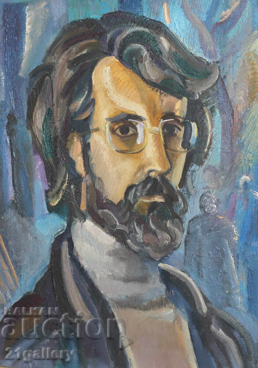 Oil painting male portrait Oil painting male portrait