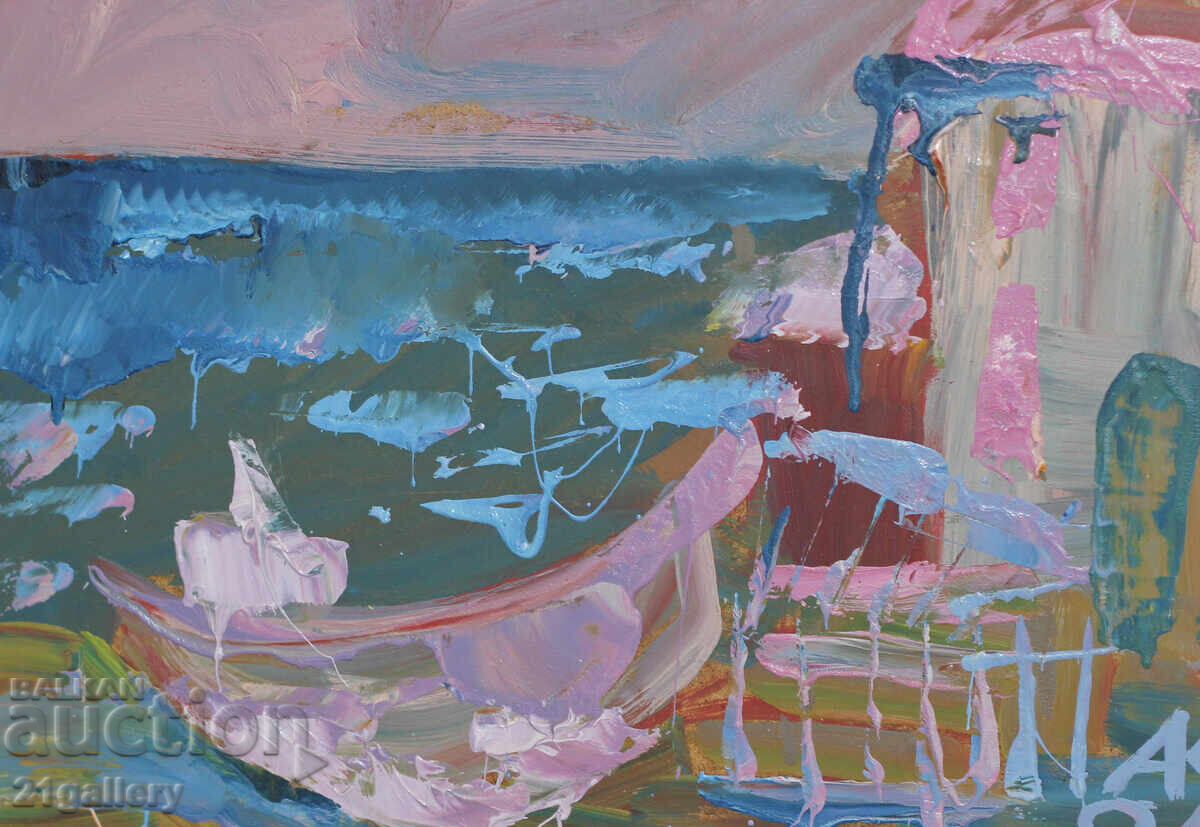 Atanas Kotsev (1957 -) Seascape 1994. - 5 Atanas Kotsev (1957 -) Seascape 1994. - 5