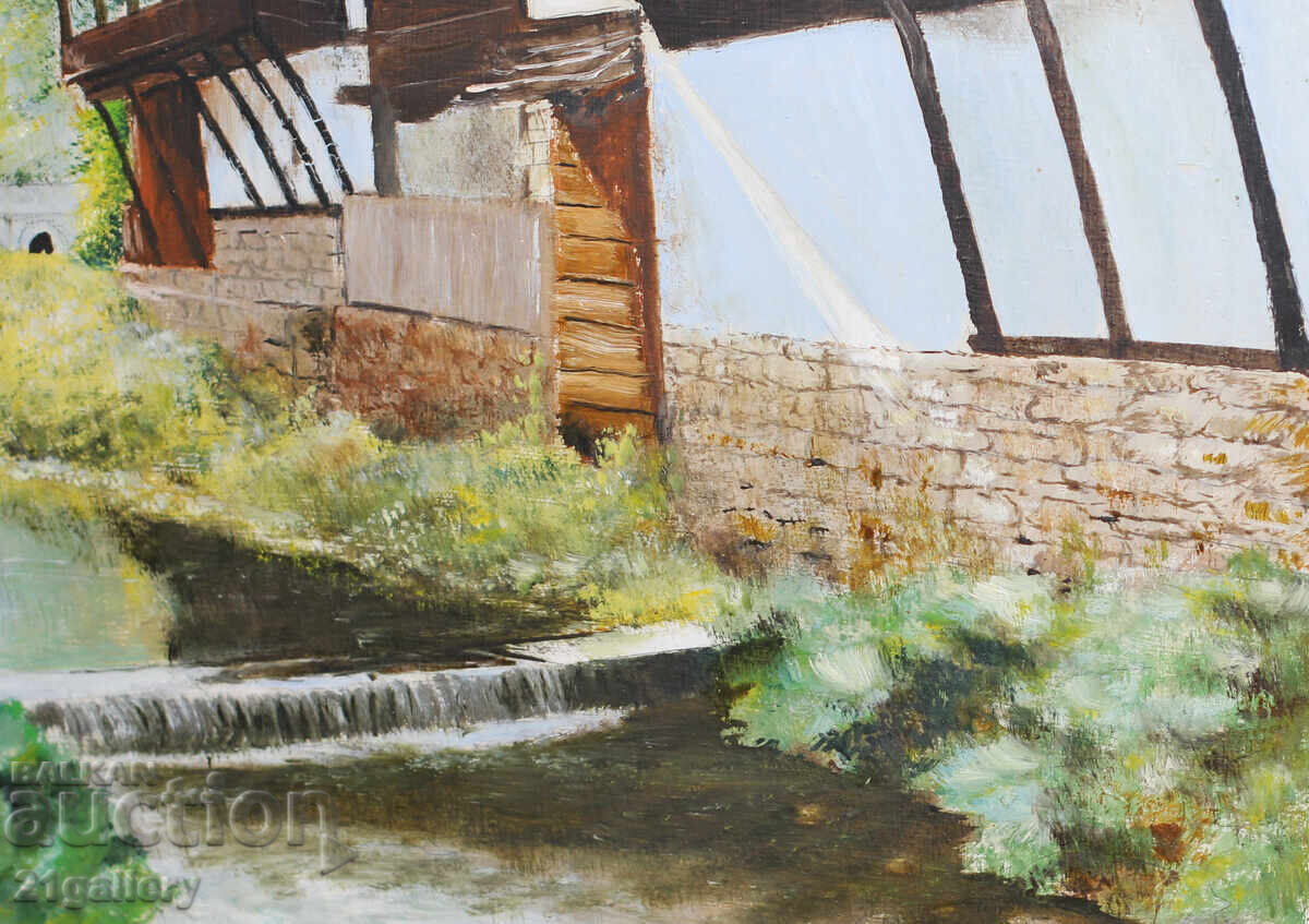 Miron Manliherov/ oil paints, ''Landscape from Tryavna''1999 - 6 Miron Manliherov/ oil paints, ''Landscape from Tryavna''1999 - 6