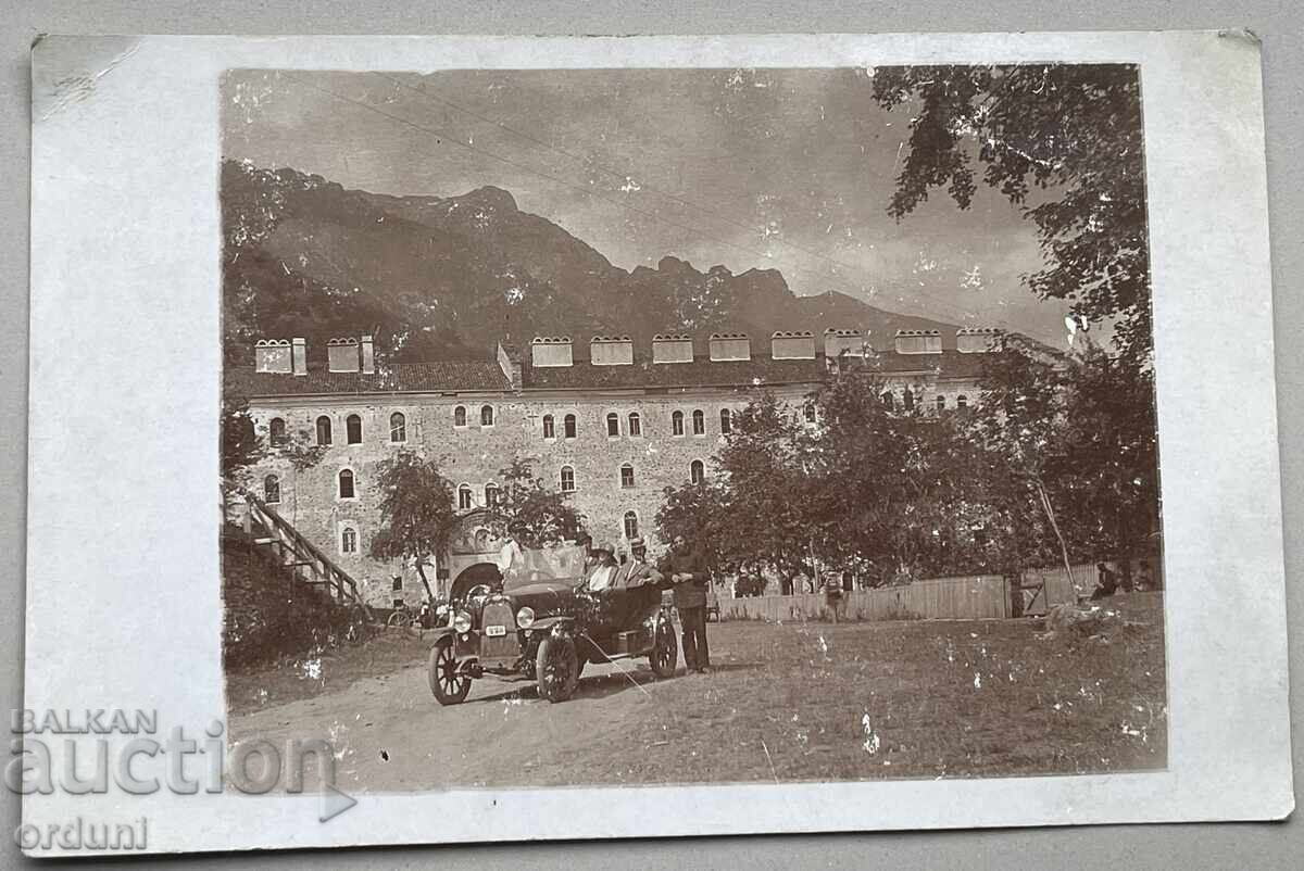 4861 Kingdom of Bulgaria Rila Monastery pilgrims by car 4861 Kingdom of Bulgaria Rila Monastery pilgrims by car