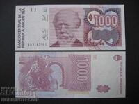 ARGENTINA ARGENTINA 1000 - 1 000 issue 1988 1990 NEW UNC