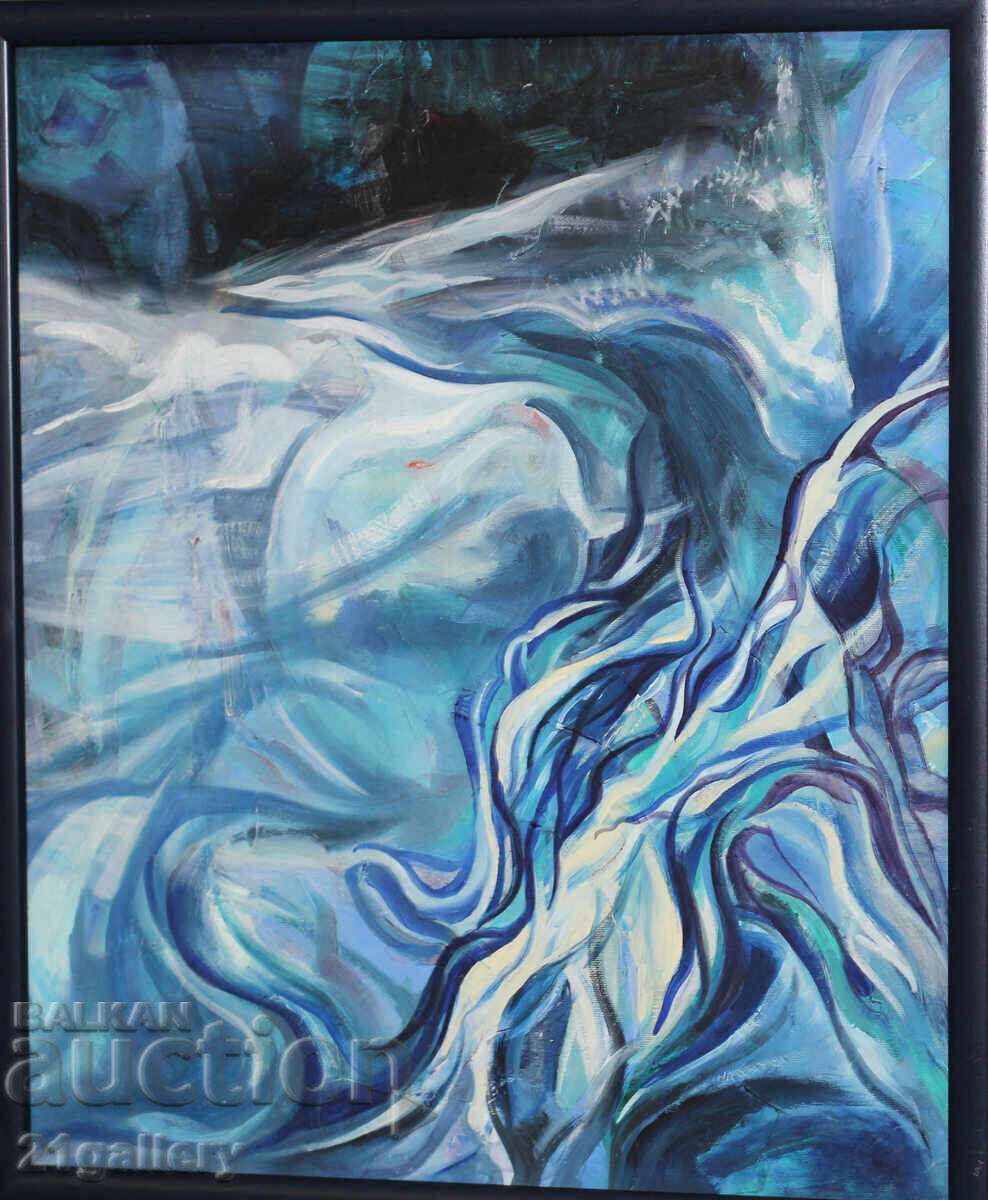 Abstract composition, oil paints with price 350.00 BGN | € 178.95 Abstract composition, oil paints with price 350.00 BGN | € 178.95