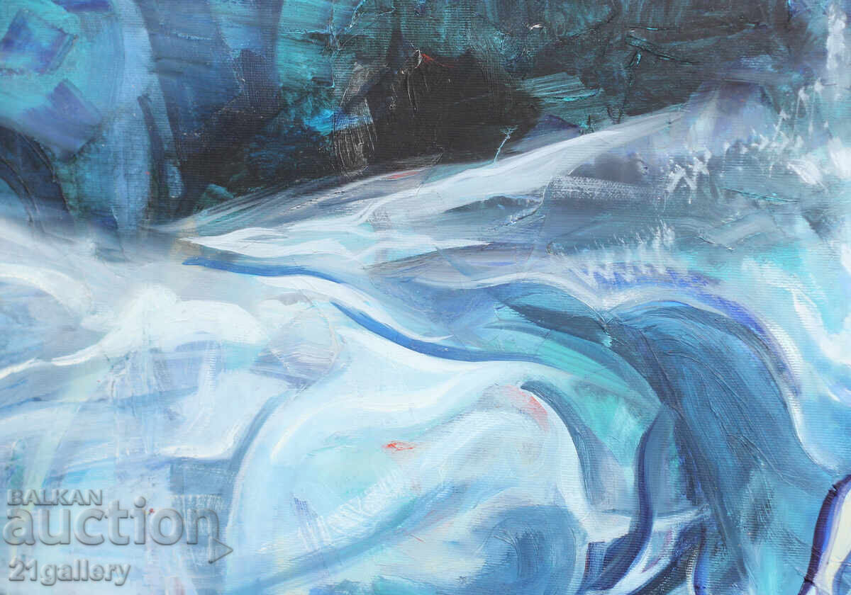 Delivery of Abstract composition, oil paints Delivery of Abstract composition, oil paints