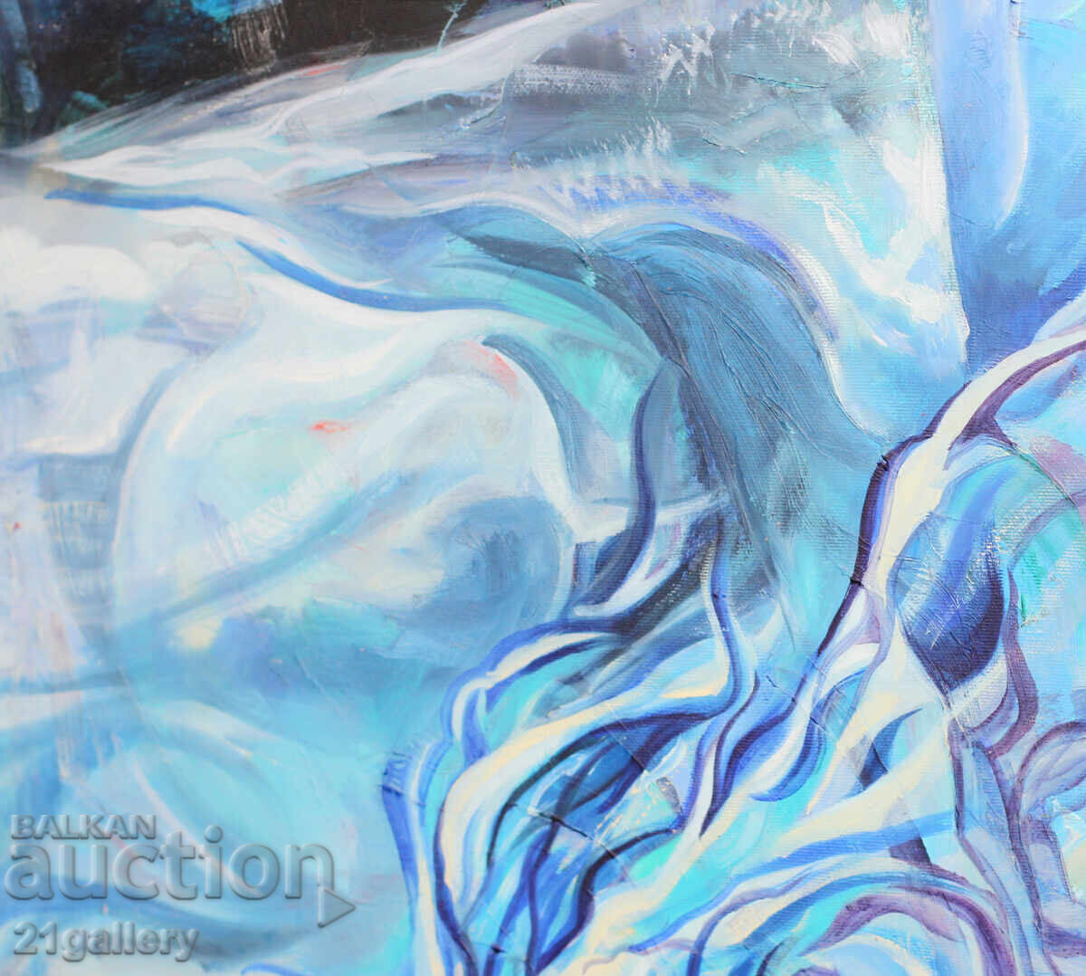 Abstract composition, oil paints - 5 Abstract composition, oil paints - 5