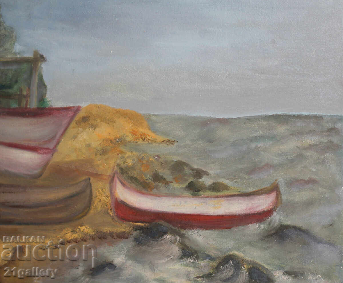 Oil painting seascape with price 280.00 BGN | € 143.16 Oil painting seascape with price 280.00 BGN | € 143.16