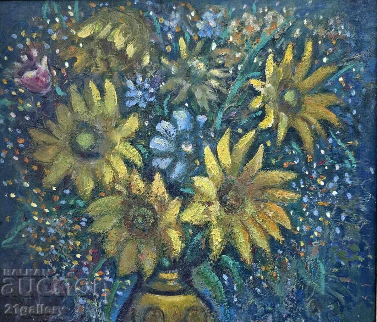 Still life with flowers oil painting - 6 Still life with flowers oil painting - 6