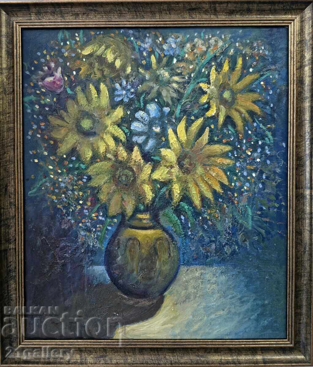 Still life with flowers oil painting - 7 Still life with flowers oil painting - 7