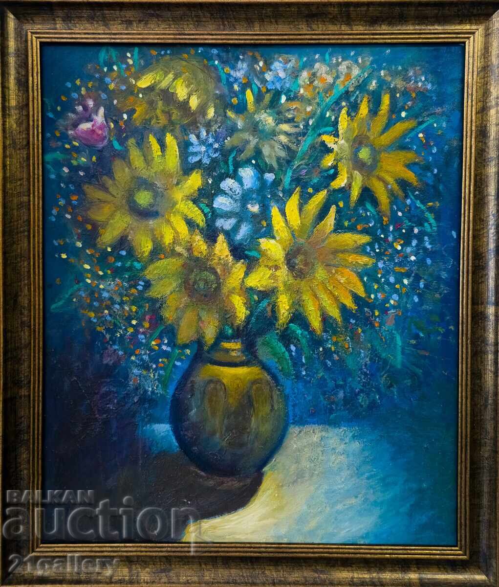 Still life with flowers oil painting Still life with flowers oil painting