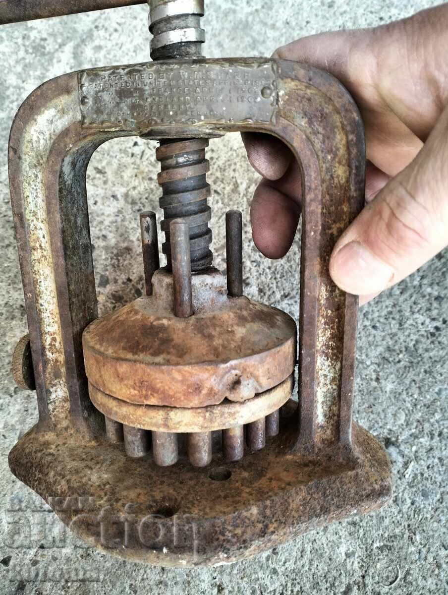 Old dental crown making press - 5 Old dental crown making press - 5